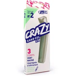 FIIISH Pêche Aux Leurres|Leurres-Leurre souple corps crazy sand eel 150 15cm (x3)