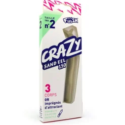 FIIISH Pêche Aux Leurres|Leurres-Leurre souple corps crazy sand eel 150 15cm (x3)