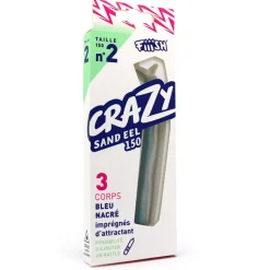 FIIISH Pêche Aux Leurres|Leurres-Leurre souple corps crazy sand eel 150 15cm (x3)
