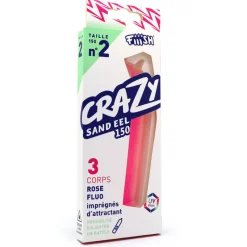 FIIISH Pêche Aux Leurres|Leurres-Leurre souple corps crazy sand eel 150 15cm (x3)