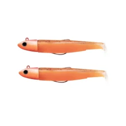 FIIISH Leurres|Leurres-Leurre souple Double Combo Black Minnow 90 Offshore 10g