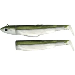 FIIISH Pêche Aux Leurres|Leurres-Leurre Souple Shad Combo Black Minnow 140 Off Shore 14cm, 40g