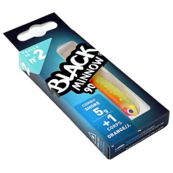 FIIISH Leurres À Truite|Pêche Aux Leurres-Leurre Souple Shad Combo Black Minnow 90 Shore 9cm, 5g