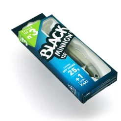 FIIISH Leurres|Pêche Aux Leurres-Leurre Souple Shad Combo Black Minnow 120 Off Shore 12cm, 25g