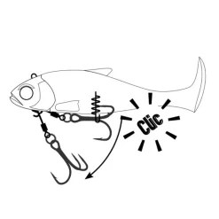 FIIISH Leurres-Leurre Souple Shad Blaster Shad 13cm, 37g