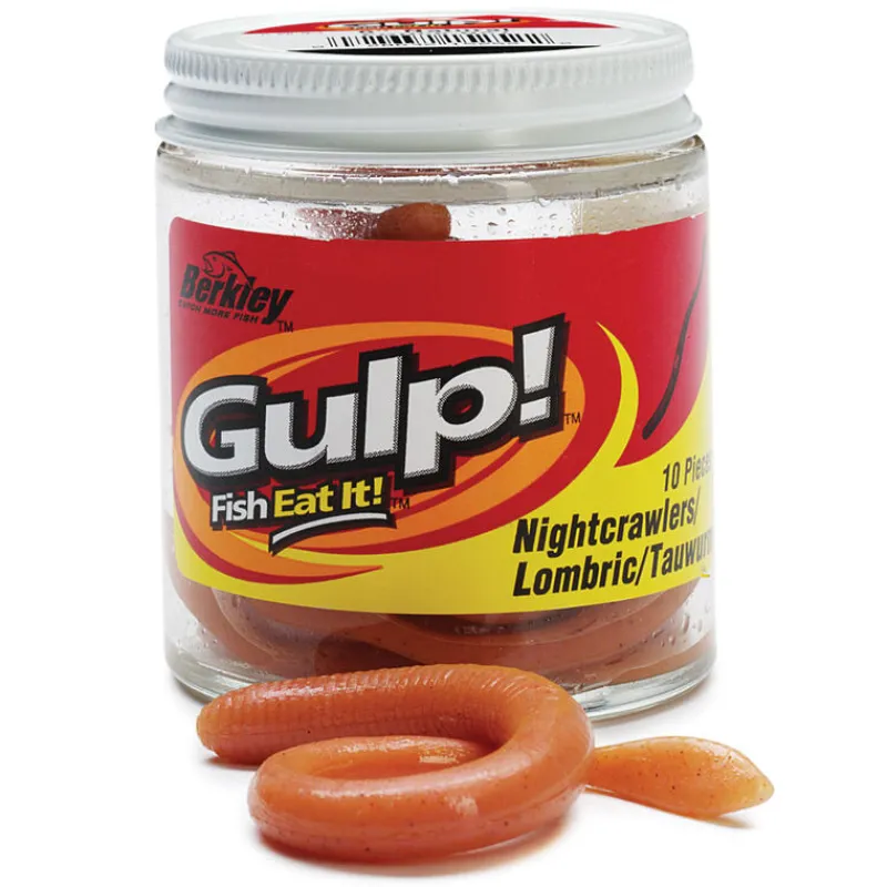 BERKLEY Appâts À Truite-Lombrics artificiels carnassier (x10)