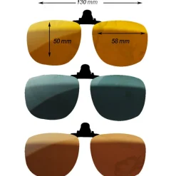 JMC Lunettes|Lunettes-Lunettes polarisantes clip relevable f1 polarflite