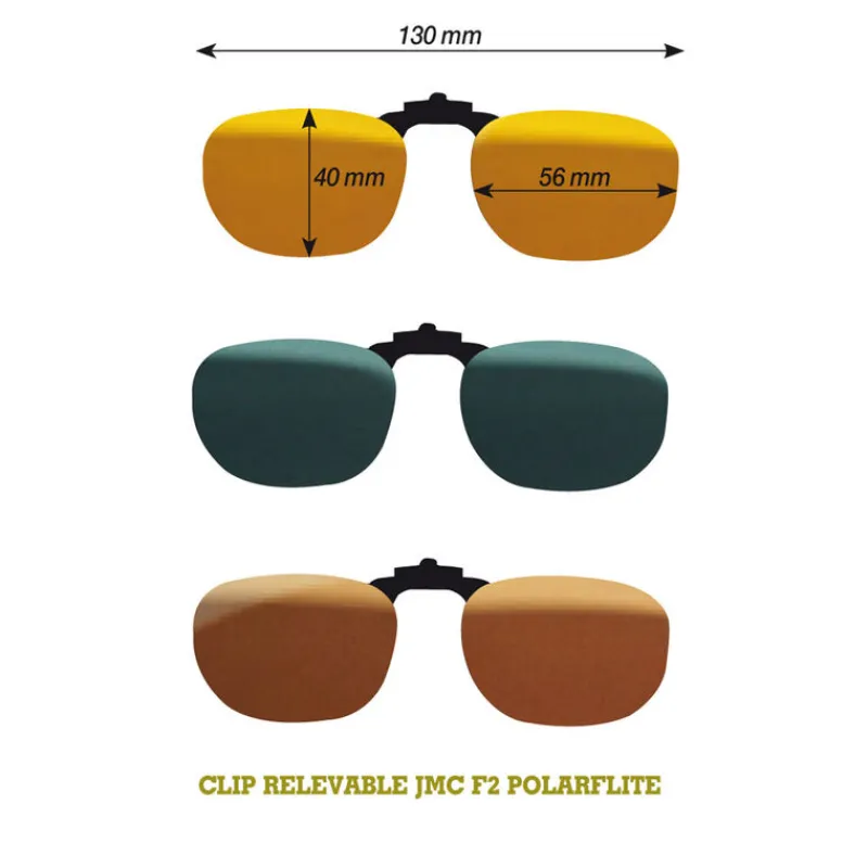 JMC Lunettes|Lunettes-Lunettes polarisantes clip relevable f2 / polarflite