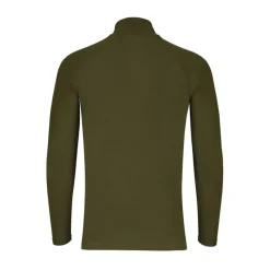 KORDA Vêtements-Maillot a manche longue Kool UPF Zip Jersey Dark Olive