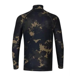 KORDA Vêtements-Maillot a manche longue Kool UPF Zip Jersey Dark Camo