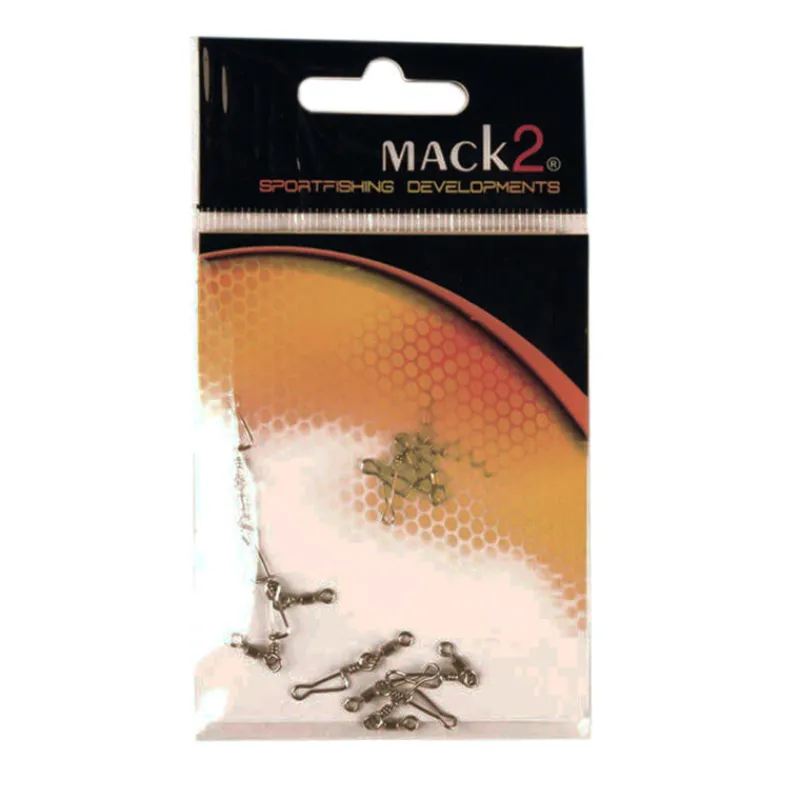 X-LINE Lignes Et Accessoires De Montage|Découverte Pêche Du Carnassier-Émerillon à agrafe carnassier nickel (x10)