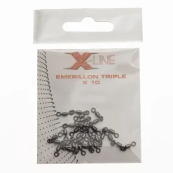 X-LINE Lignes Et Accessoires De Montage-Émerillon triple carnassier (x10)