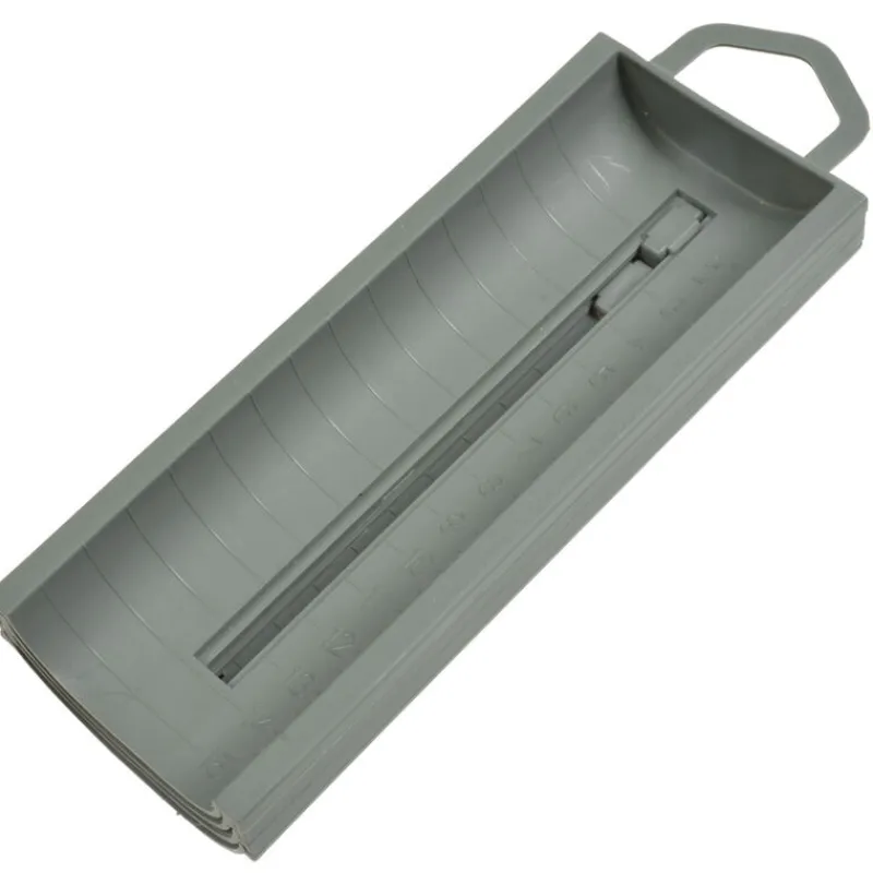 PLASTILYS Epuisettes|Epuisettes / No-Kill-Mesure à poisson repliable en 4 ségments fishruller (longueur total 51 cm)