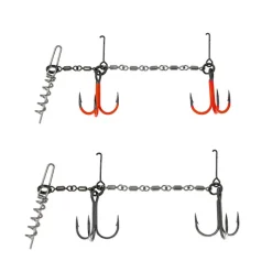 VMC Hameçons Et Montages-Monture Double Pike Chain Size L (x1)