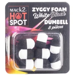 MACK2 Acc.Montages/Hameçons|Appâts Et Fabrication-Mousse zig rig ziggy foam dumbell two tone (x8)