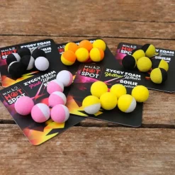 MACK2 Appâts Et Fabrication-Mousse Zig Rig Ziggy Foam Boilie Two Tone (x6)