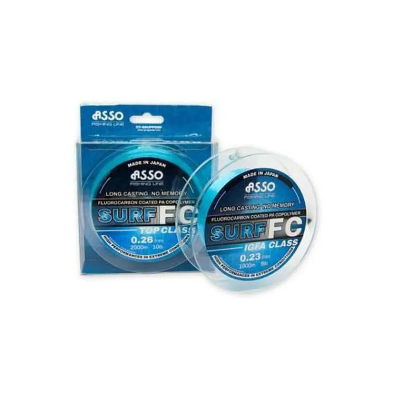 ASSO Tresses, Nylons, Fluorocarbones-Nylon Surf Fc - 1000m