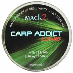 MACK2 Filaments|Découverte Pêche À La Carpe-Nylon carpe carp addict line 1000 m
