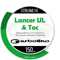GARBOLINO Tresses, Nylons, Fluorocarbones-Nylon co-polymère transparent STREAMLINE TOC-MONO 150m