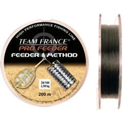 TEAM FRANCE Fils De Pêche Feeder-Nylon coup feeder method 200m