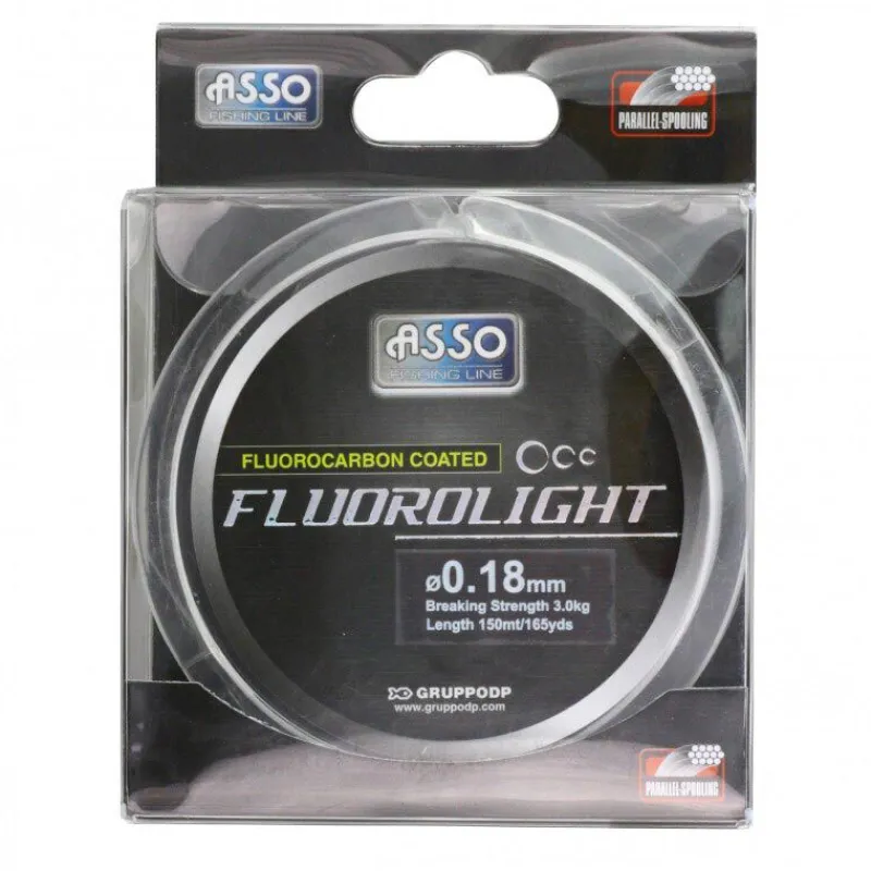 ASSO Tresses, Nylons, Fluorocarbones-Nylon gainé fluorolight 150m