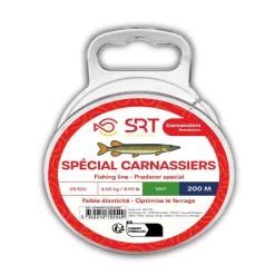 SERT Carnassier Au Posé|Tresses, Nylons, Fluorocarbones-Nylon Spécial Carnassier Vert 200m