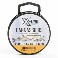 X-LINE Découverte Pêche Du Carnassier|Tresses, Nylons, Fluorocarbones-Nylon Carnassiers 150m