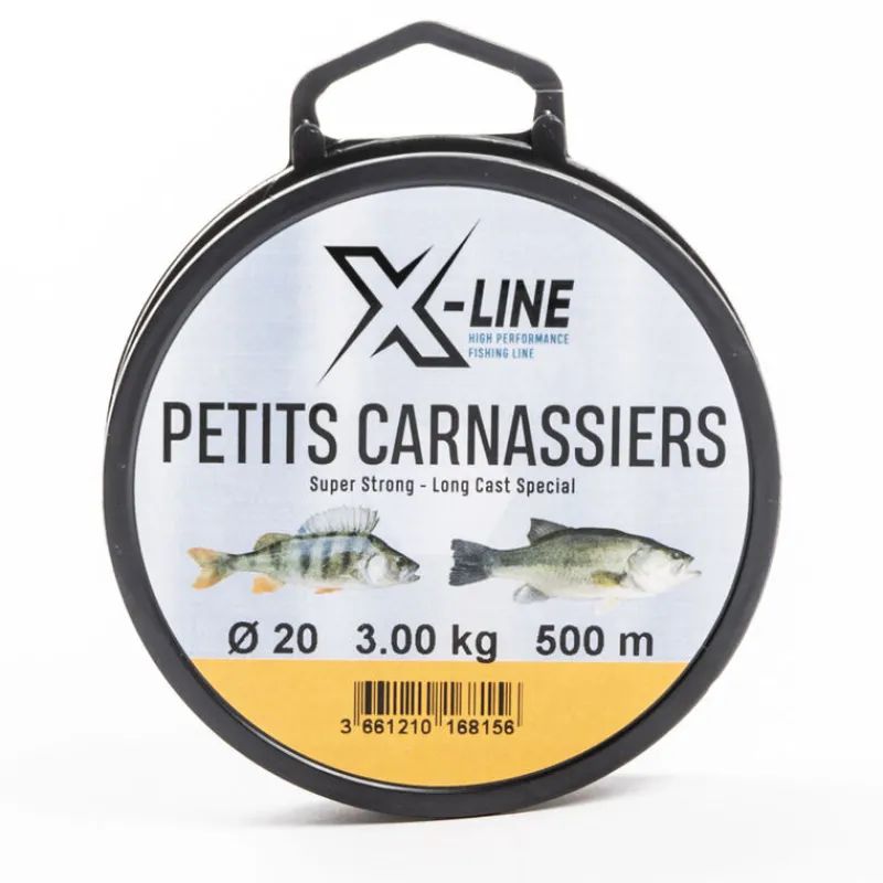 X-LINE Découverte Pêche Du Carnassier|Tresses, Nylons, Fluorocarbones-Nylon Petits Carnassiers 500m