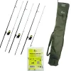 TEAM CARPFISHING Packs-Pack 3 Combo Process 12' + Fourreau + Kit D'Accessoires