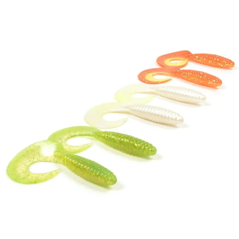 PACIFIC PECHE Packs Et Ensembles-Pack 18 Grub 8.5cm + 6 Têtes Plombées + Boite