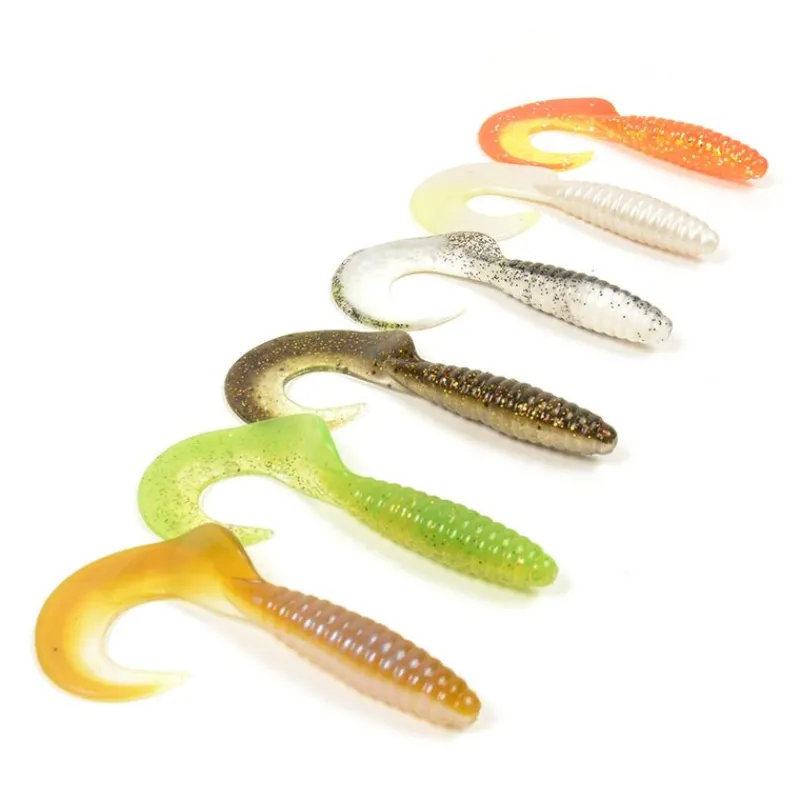 PACIFIC PECHE Packs Et Ensembles-Pack 18 Grub 8.5cm + 6 Têtes Plombées + Boite