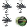 MACK2 Packs-Pack 3 Moulinets Carp Addict 6000 FR + Carp Addict Monofilament