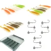 PACIFIC PECHE Packs Et Ensembles-Pack 18 Shad 8.5cm +  9 Têtes Plombées + Boîte Offerte