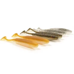 PACIFIC PECHE Packs Et Ensembles-Pack 18 Shad 8.5cm +  9 Têtes Plombées + Boîte Offerte