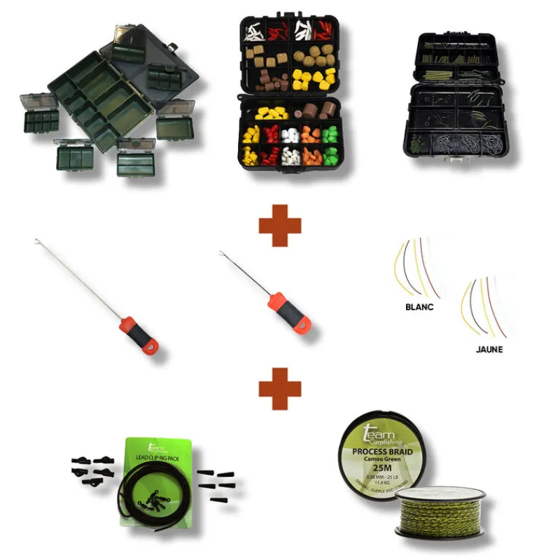 TEAM CARPFISHING Packs-Pack Boite + Accessoires