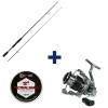 EVOK Packs Et Ensembles-Pack Canne Aerian 63mls 1.92m, 3-18g + Moulinet Aerian 2500Fd + Tresse
