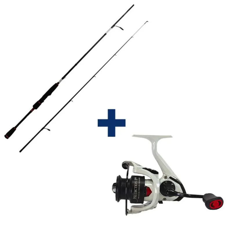 EVOK Packs Et Ensembles-Pack Canne Prediction 1.92m, 3-12g + Moulinet Prediction 2500Fd