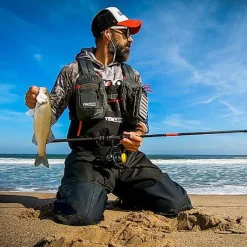 PACIFIC PECHE Packs|Packs & Ensembles-Pack Chest Pack Grauvell Teklon Parkour + Épuisette Raquette Bambou Silverstone + Clip Magnétique