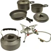 MACK2 Packs|Bivouac/Confort-Pack Cooking Logistik Lite Stove + Logistik Kettle + Logistik Cookware set