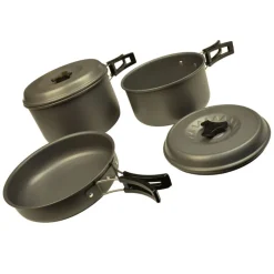 MACK2 Packs|Bivouac/Confort-Pack Cooking Logistik Powerful Stove + Logistik Kettle + Logistik Cookware Set