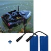 TEAM CARPFISHING Amorçage/Propulsion|Packs-Pack Dark Water NG Bait Boat + 2 Batteries Supplémentaires