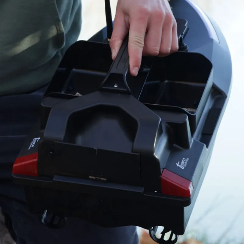 TEAM CARPFISHING Packs-Pack Dark Water NG Boat + 4 Batterie 12000 mAh + SAC