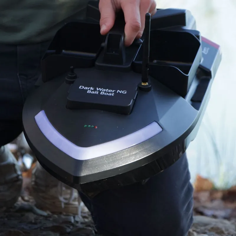 TEAM CARPFISHING Packs-Pack Dark Water NG Boat + 4 Batterie 12000 mAh + SAC