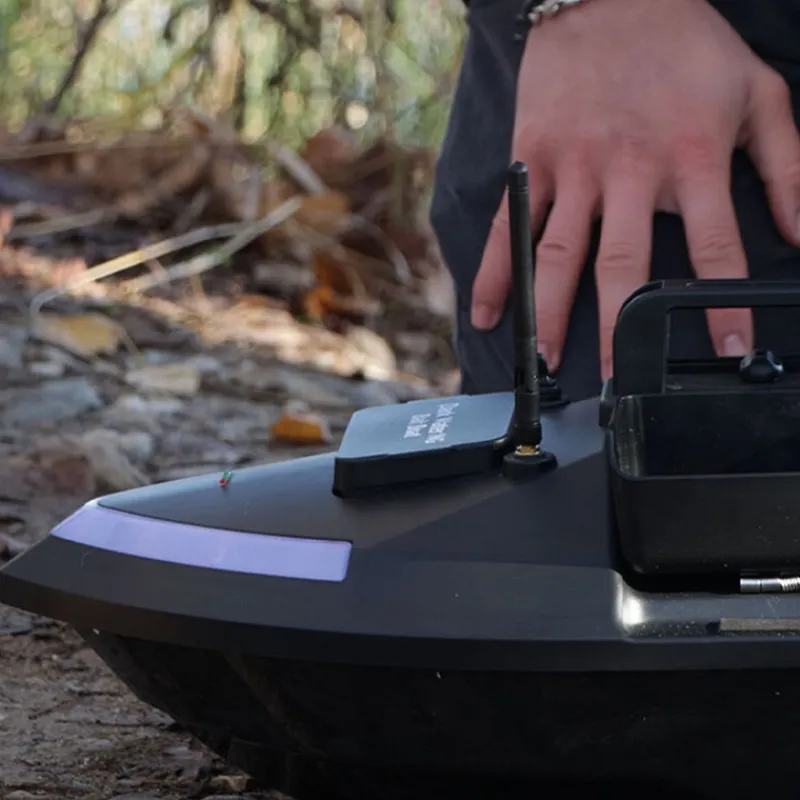 TEAM CARPFISHING Packs-Pack Dark Water NG Boat + 4 Batterie 12000 mAh + SAC