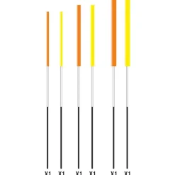 GARBOLINO Flotteurs-PACK DE 6 ANTENNES INSERT CARBONE 2/3/4MM