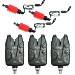 TEAM CARPFISHING Détection|Packs-Pack Détection 3 Buster VT + 3 Hanger Process Rouge