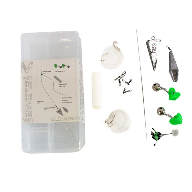 PACIFIC PECHE Packs Et Ensembles-Pack Elementair Surf 450 + Surf Box + Pique Surf Alu 1 M