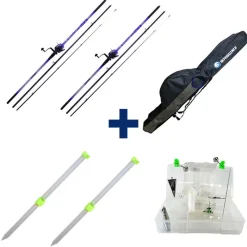 SASORI + REDFISH Packs Et Ensembles-Pack Elementair Surf 450 + Surf Box + Pique Surf Alu 1 M + Fourreau Surf