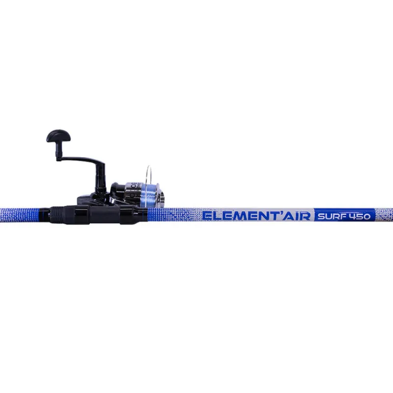 PACIFIC PECHE Packs Et Ensembles-Pack Elementair Surf 450 + Surf Box + Pique Surf Alu 1 M + Baksalt