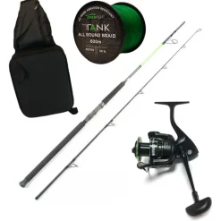 OVERFIGHT Packs Et Ensembles-Pack Ipercut Heavy Spin + Moulinet 5000FD + Tresse + Sac